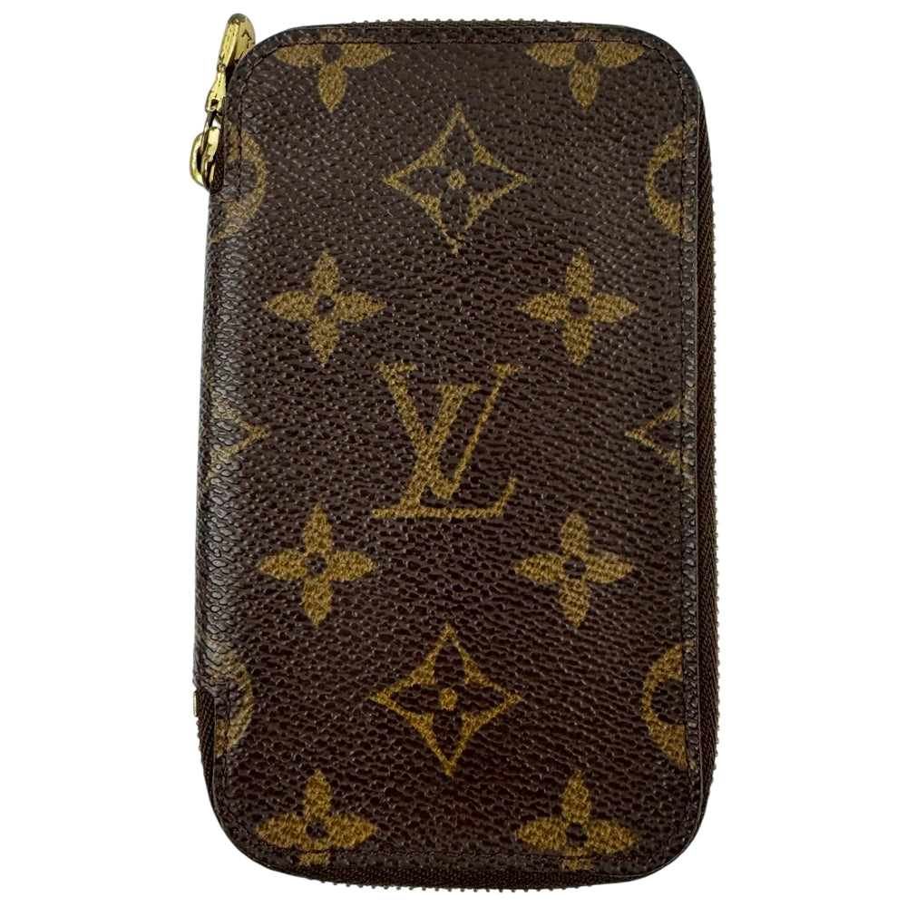 LOUIS VUITTON Monogram Zip Around 6 Point Key Holder LHQ2016
