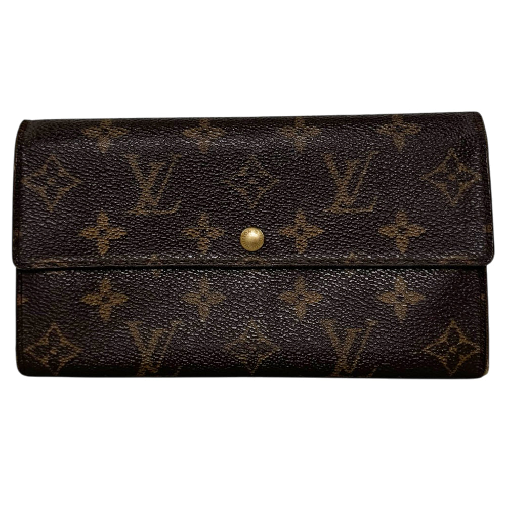 LOUIS VUITTON Monogram Sarah Long Purse LHQ2019
