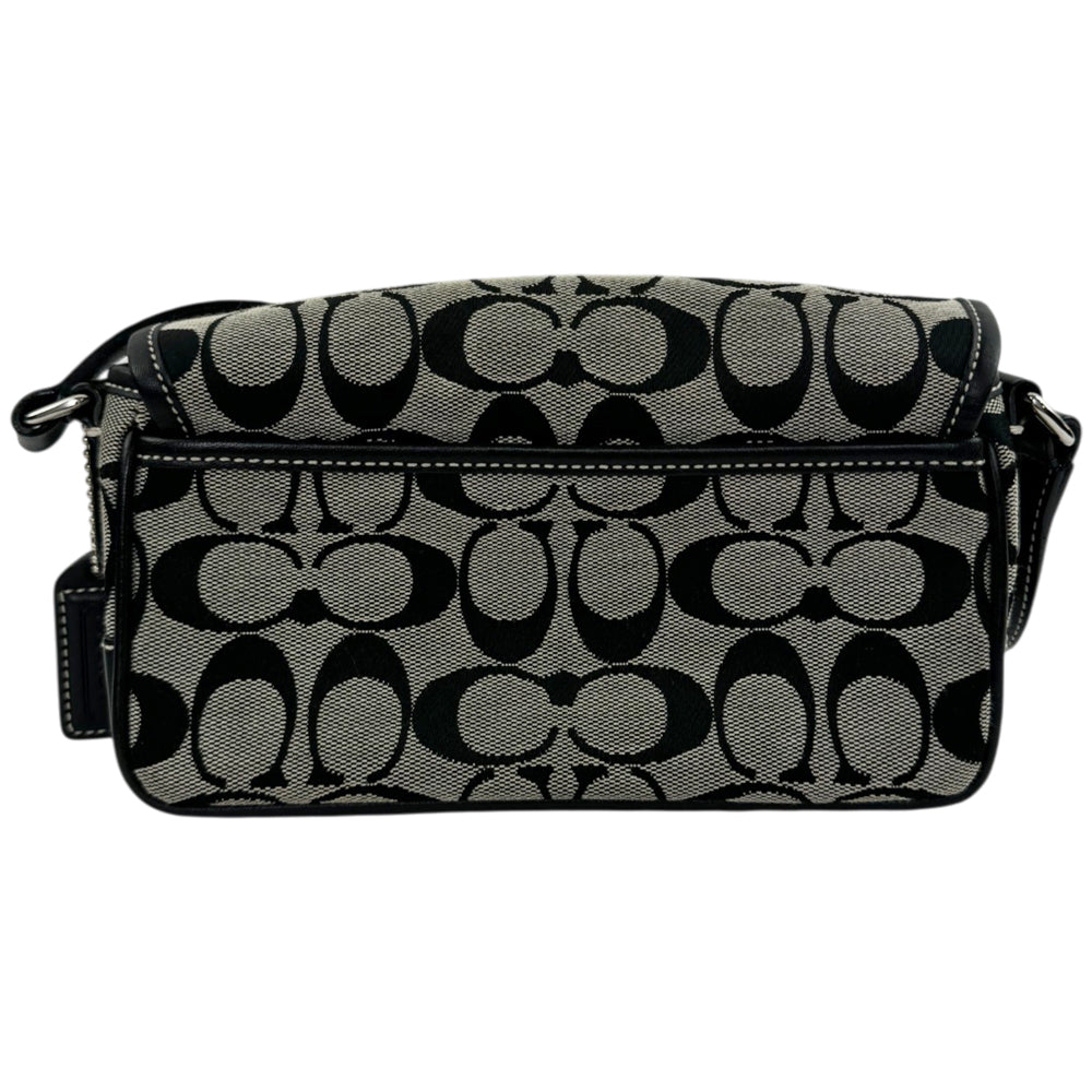 COACH Signature Black Small Shoulder Crossbody Bag LHQ2028