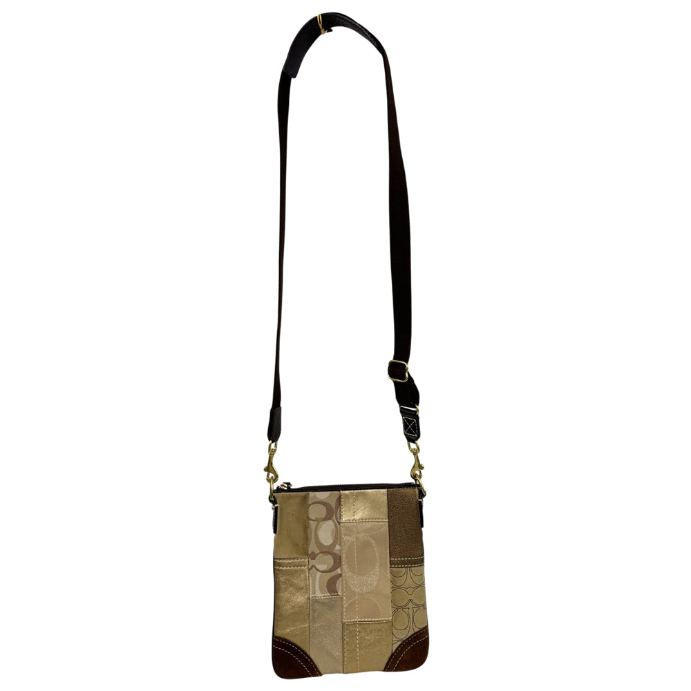 COACH Signature Patchwork Multicoloured Crossbody Bag LHQ2029