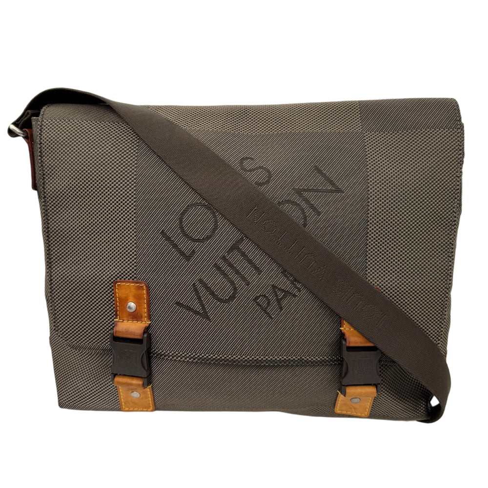 LOUIS VUITTON Geant Loup Brown Crossbody Messenger Bag LHQ2031