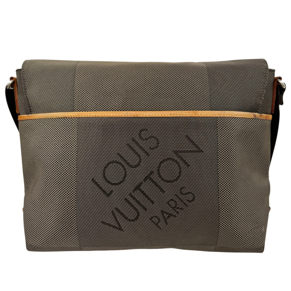 LOUIS VUITTON Geant Loup Brown Crossbody Messenger Bag LHQ2031