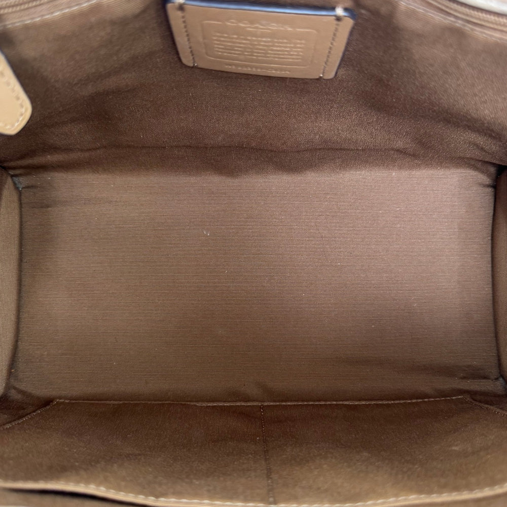 COACH Brown Leather Dempsey Tote Shoulder Bag LHQ2032