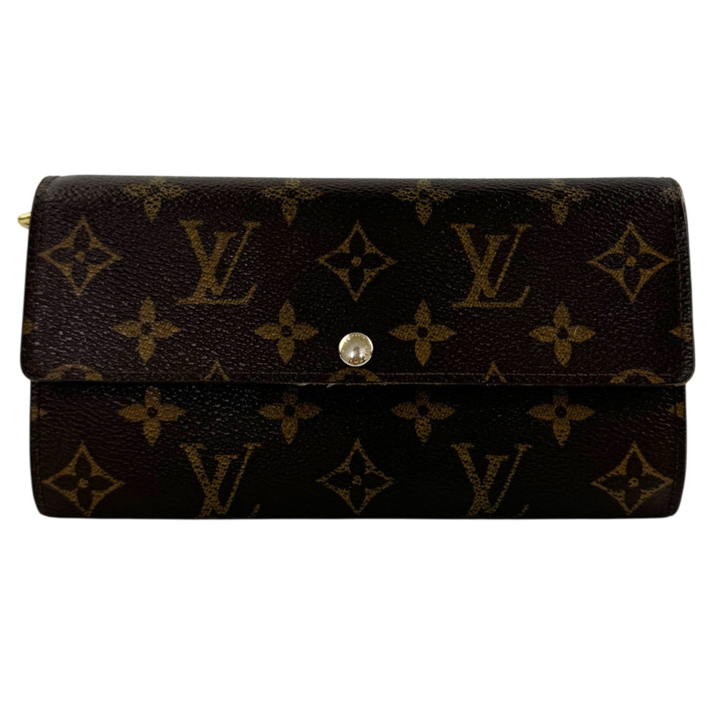 LOUIS VUITTON Monogram Sarah Long Purse LHQ2037