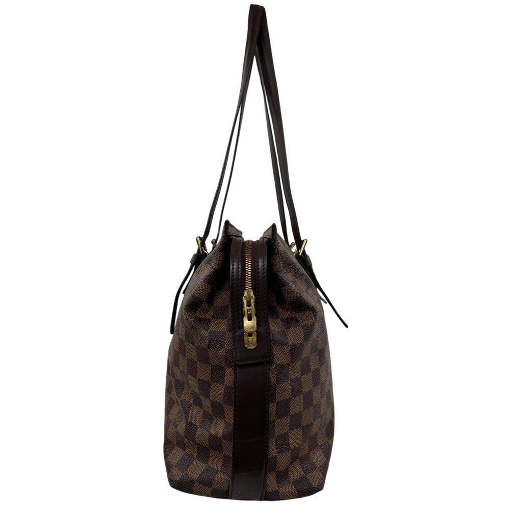 LOUIS VUITTON Damier Ebene Chelsea Tote Shoulder Bag LHQ2041