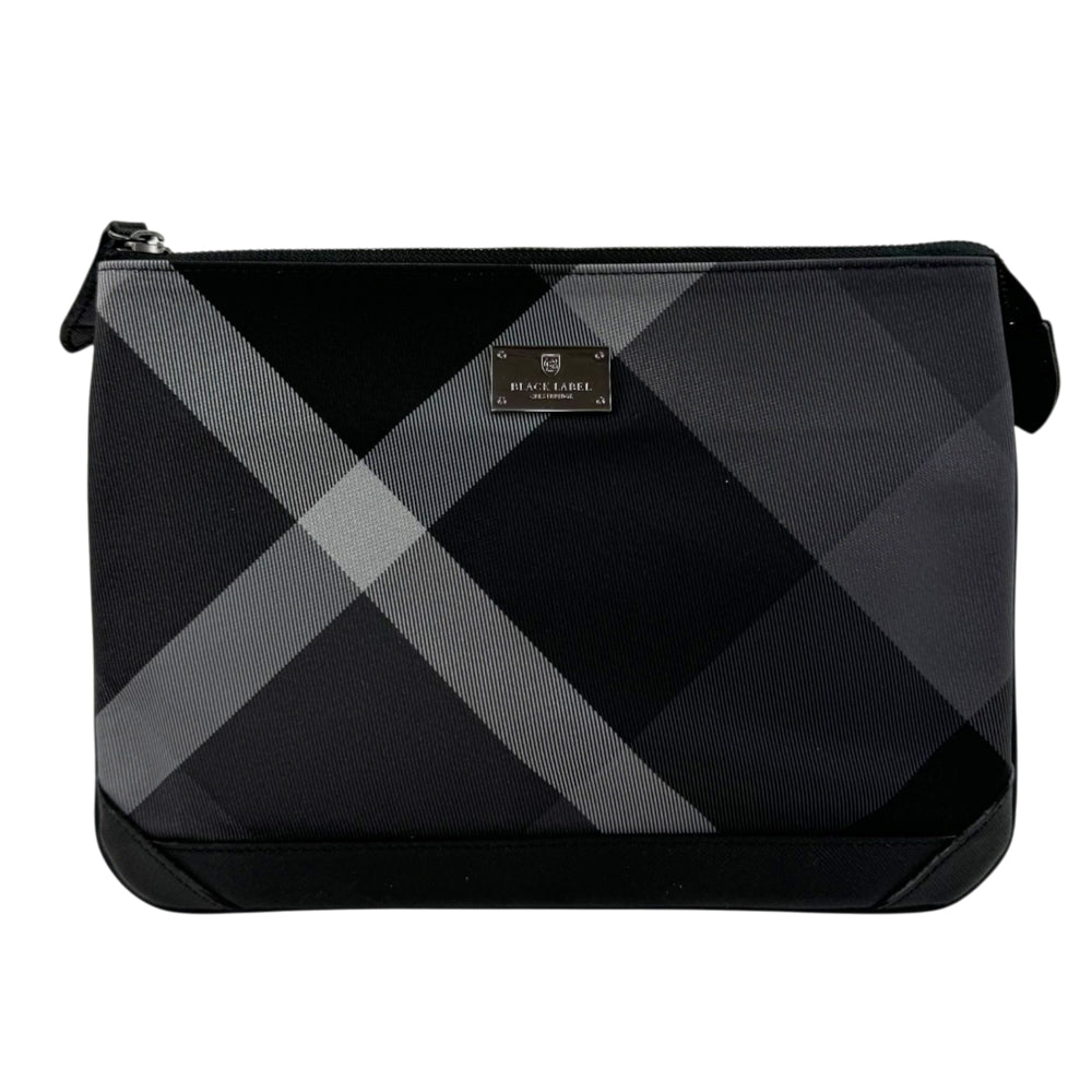 CRESTBRIDGE Nova Check Black Pouch LHQ2060