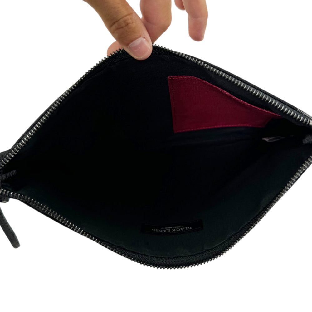 CRESTBRIDGE Nova Check Black Pouch LHQ2060
