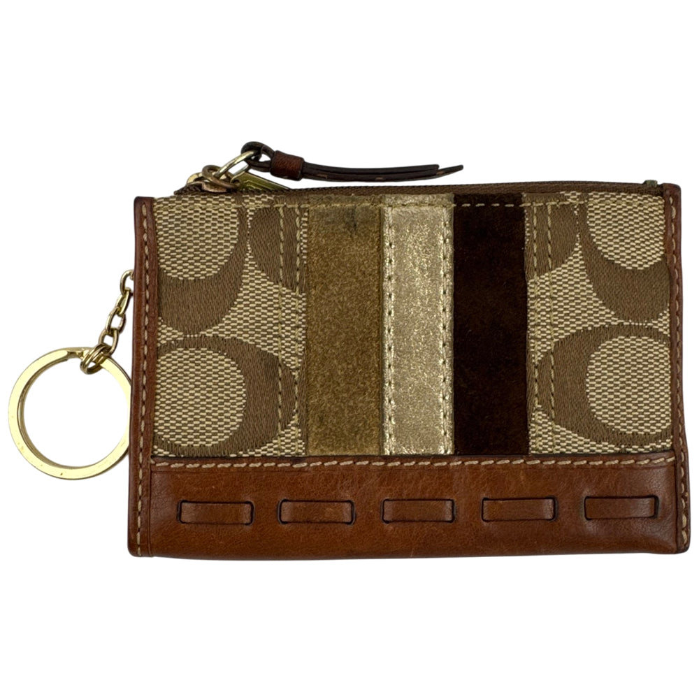 COACH Signature Patchwork Coin Case LHQ2062