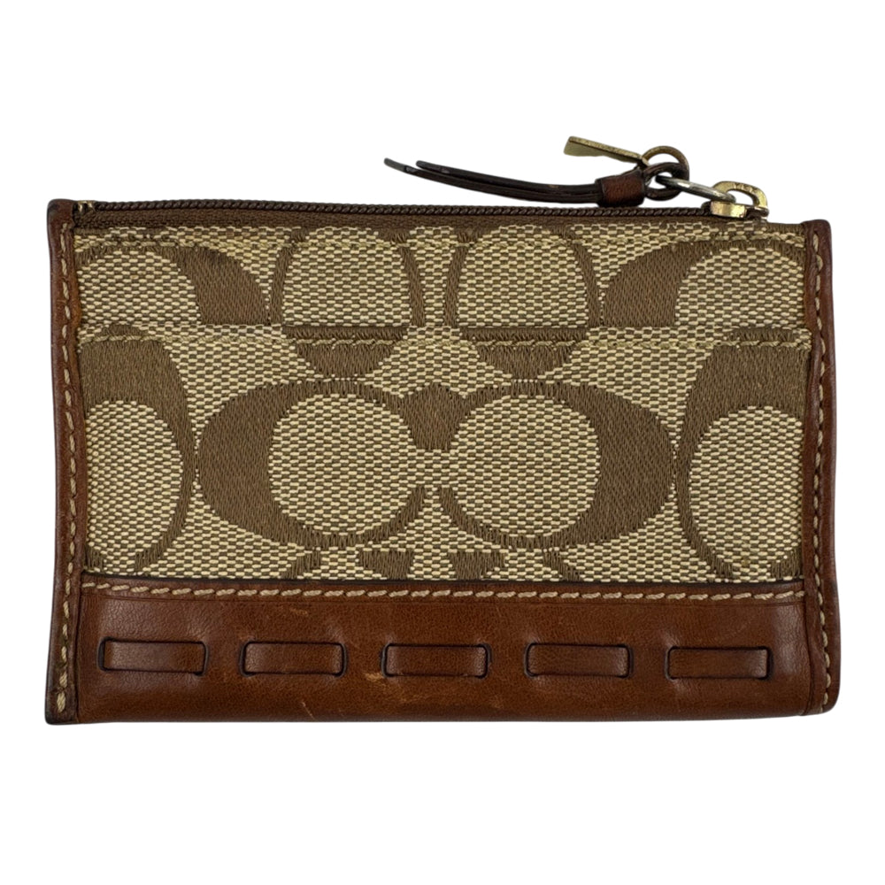 COACH Signature Patchwork Coin Case LHQ2062