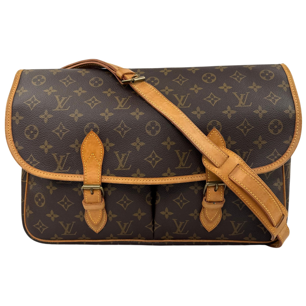 LOUIS VUITTON Monogram Sac Gibeciere GM Shoulder Crossbody Bag LHQ2069