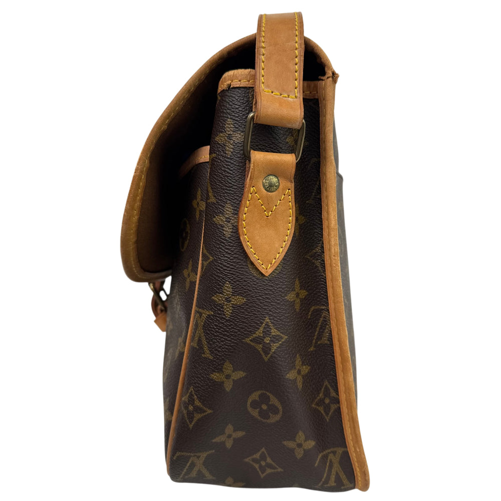LOUIS VUITTON Monogram Sac Gibeciere GM Shoulder Crossbody Bag LHQ2069