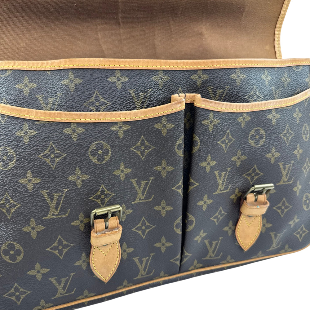 LOUIS VUITTON Monogram Sac Gibeciere GM Shoulder Crossbody Bag LHQ2069