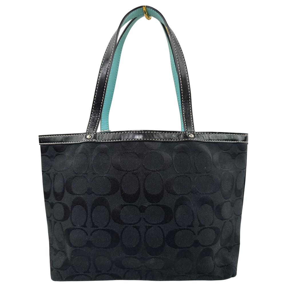 COACH Signature Black Tote Bag LHQ2072
