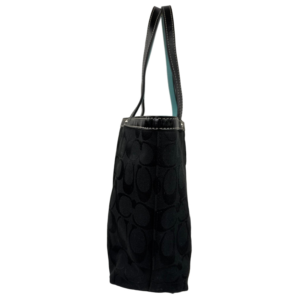 COACH Signature Black Tote Bag LHQ2072