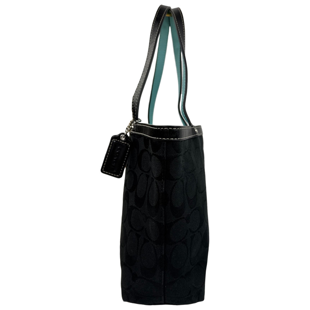 COACH Signature Black Tote Bag LHQ2072
