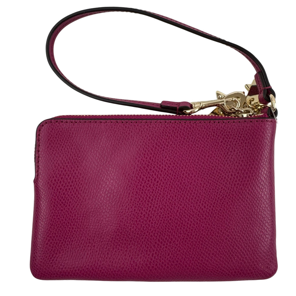 COACH Pink Leather Clutch Wristlet LHQ2073