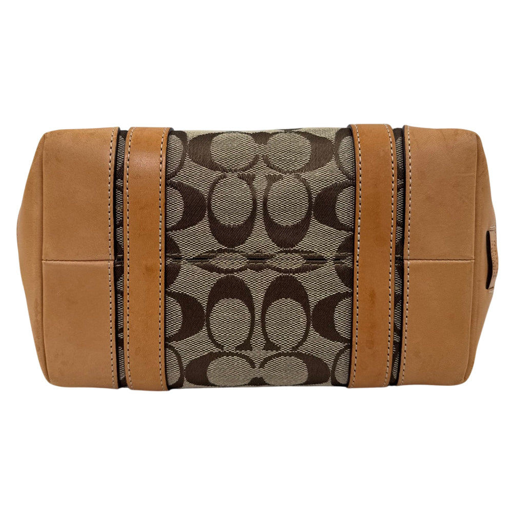 COACH Signature Brown Small Tote Bag LHQ2076