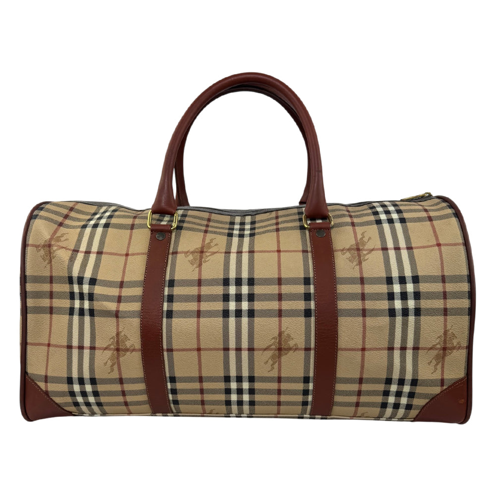 BURBERRY Nova Check Duffle/Boston Bag LHQ2079