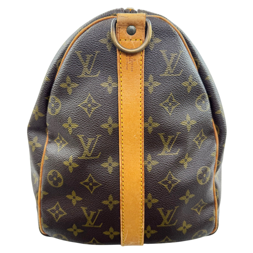 LOUIS VUITTON Monogram Keepall 45 Bandouliere Duffel Bag LHQ2094