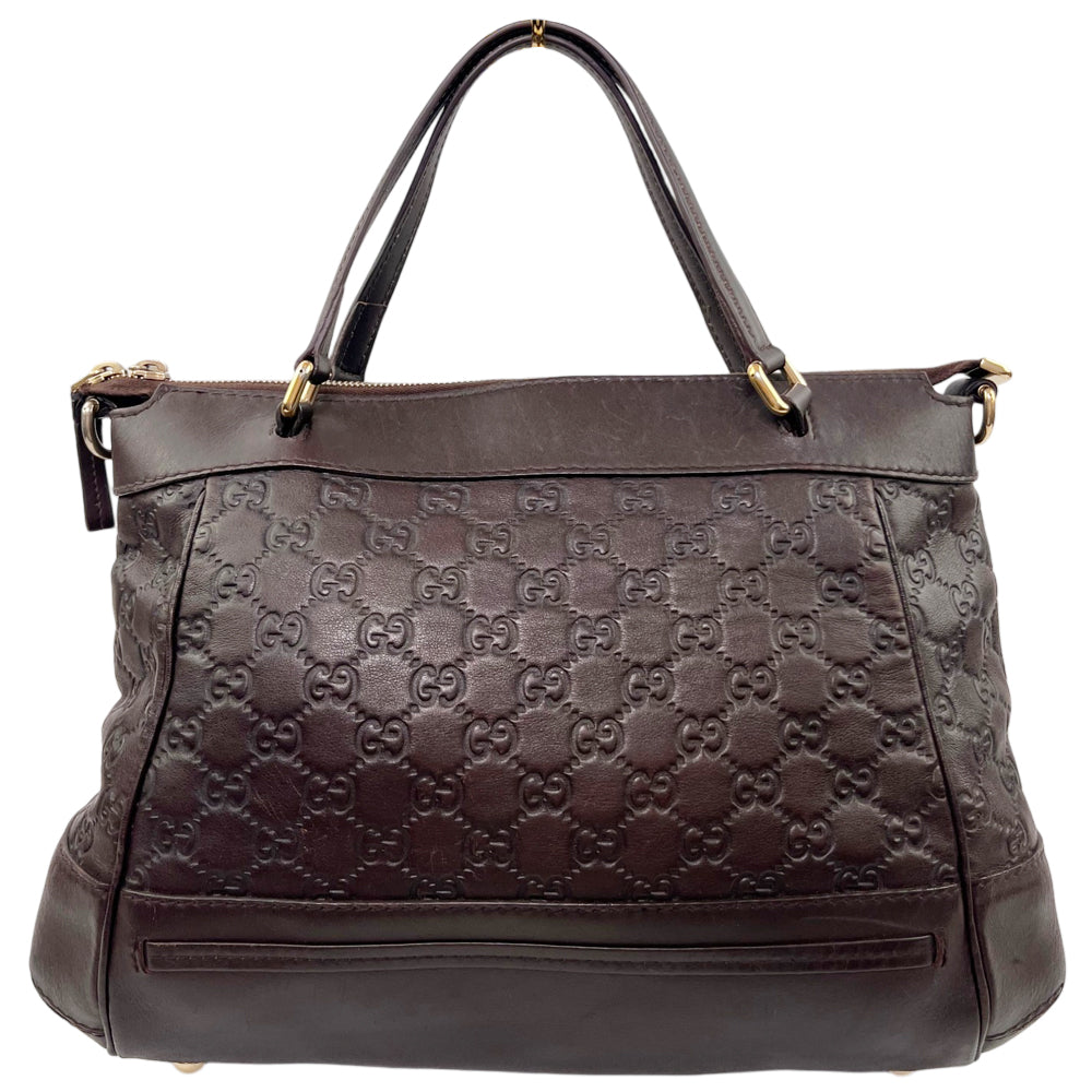 GUCCI Mayfair Guccissima Brown Leather Shoulder Bag LHQ2095