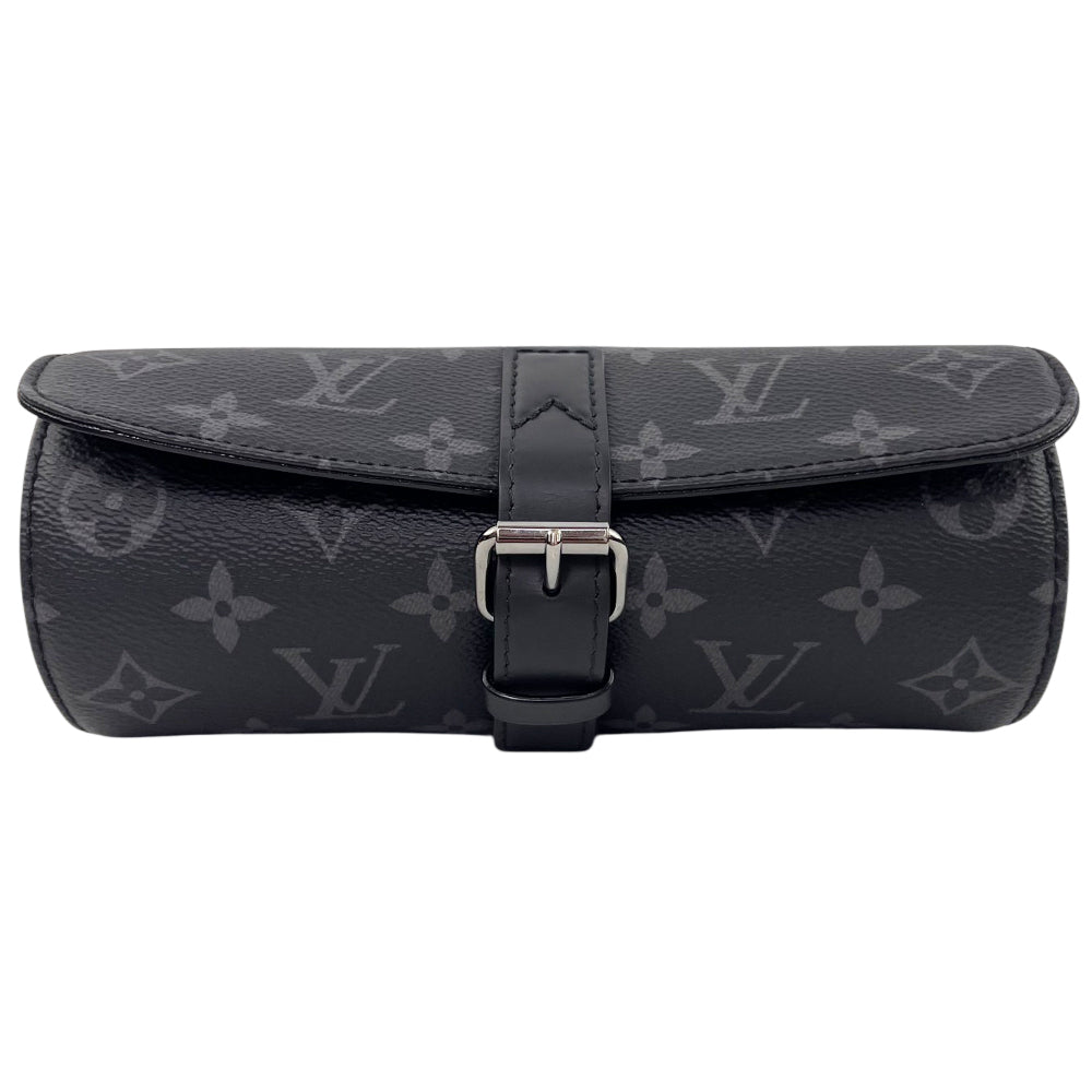 LOUIS VUITTON Monogram Graphite Watch Holder Case LHQ2098