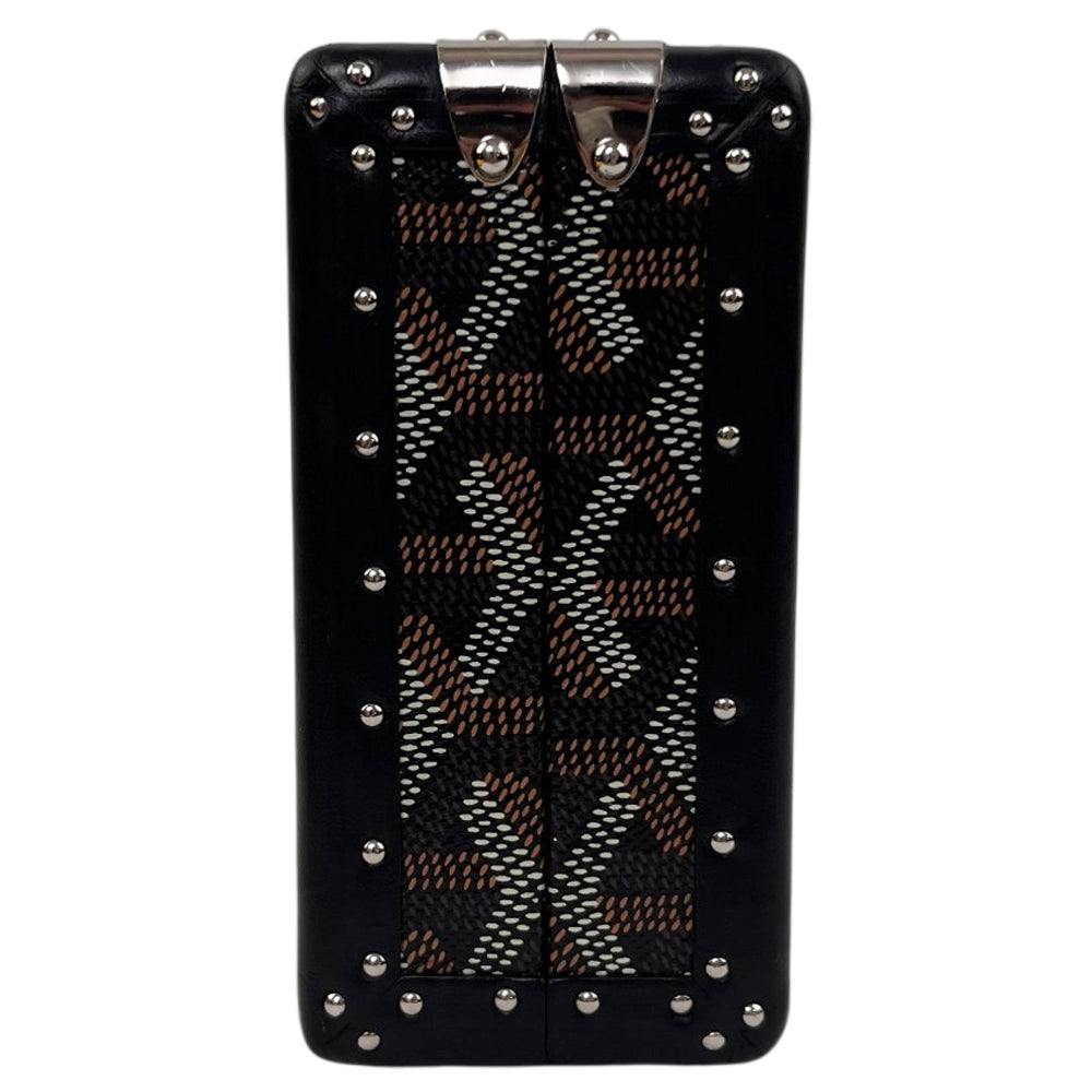 GOYARD Black Minaudière Trunk Clutch Bag LHQ1200