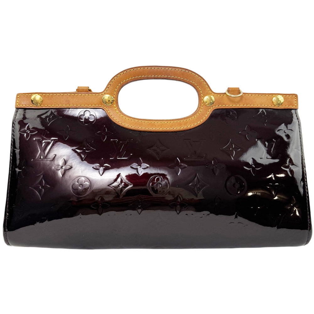 LOUIS VUITTON Roxbury Drive Vernis Burgundy Shoulder Bag LHQ2102