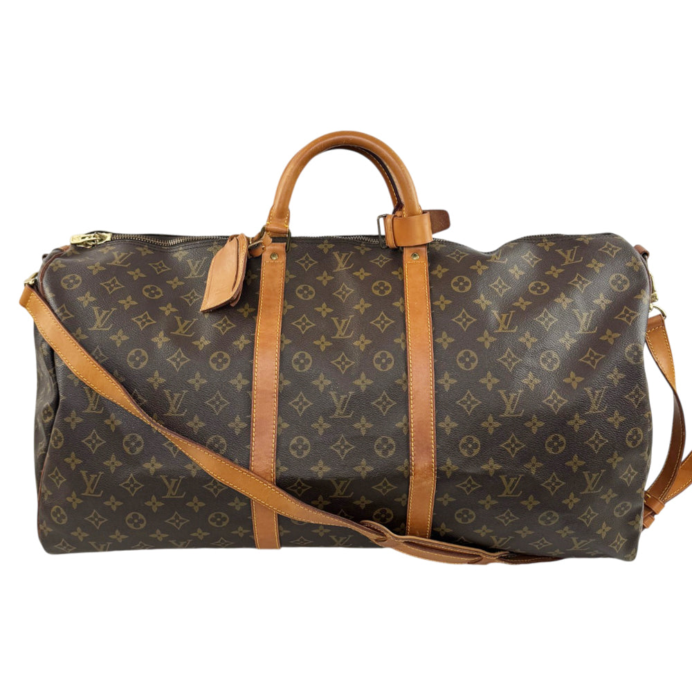 LOUIS VUITTON Monogram Keepall 60 Bandouliere LHQ2111