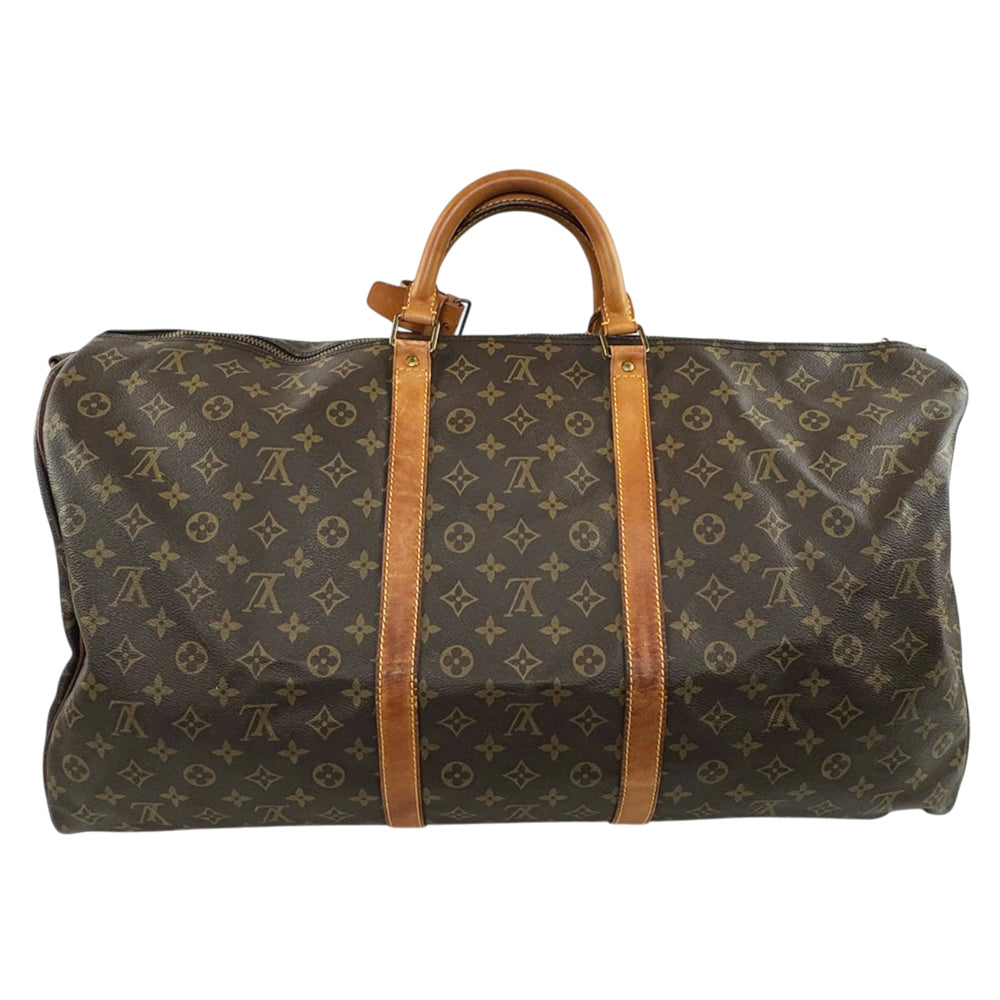 LOUIS VUITTON Monogram Keepall 60 Bandouliere LHQ2111