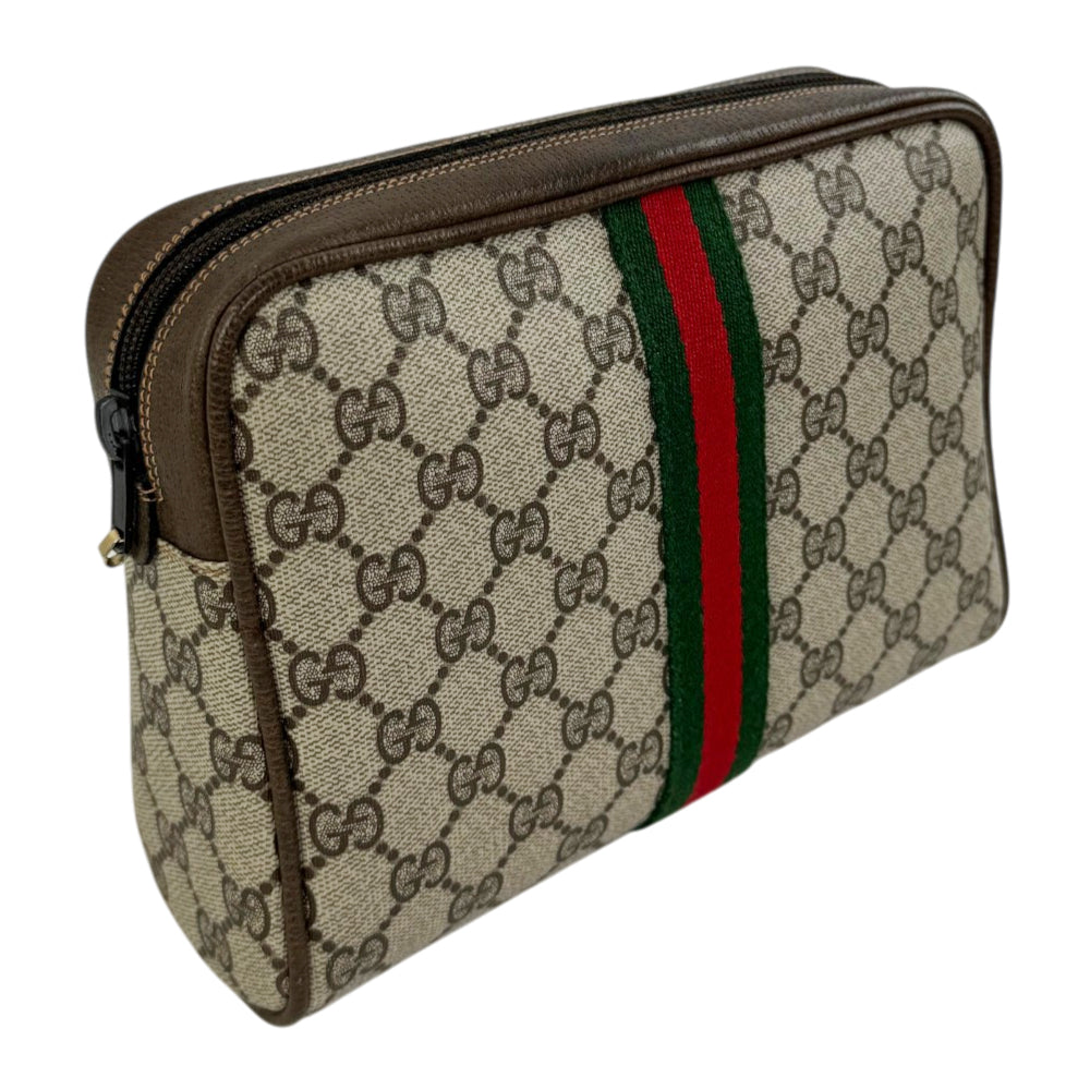 GUCCI GG Sherry Line Clutch Bag LHQ2136