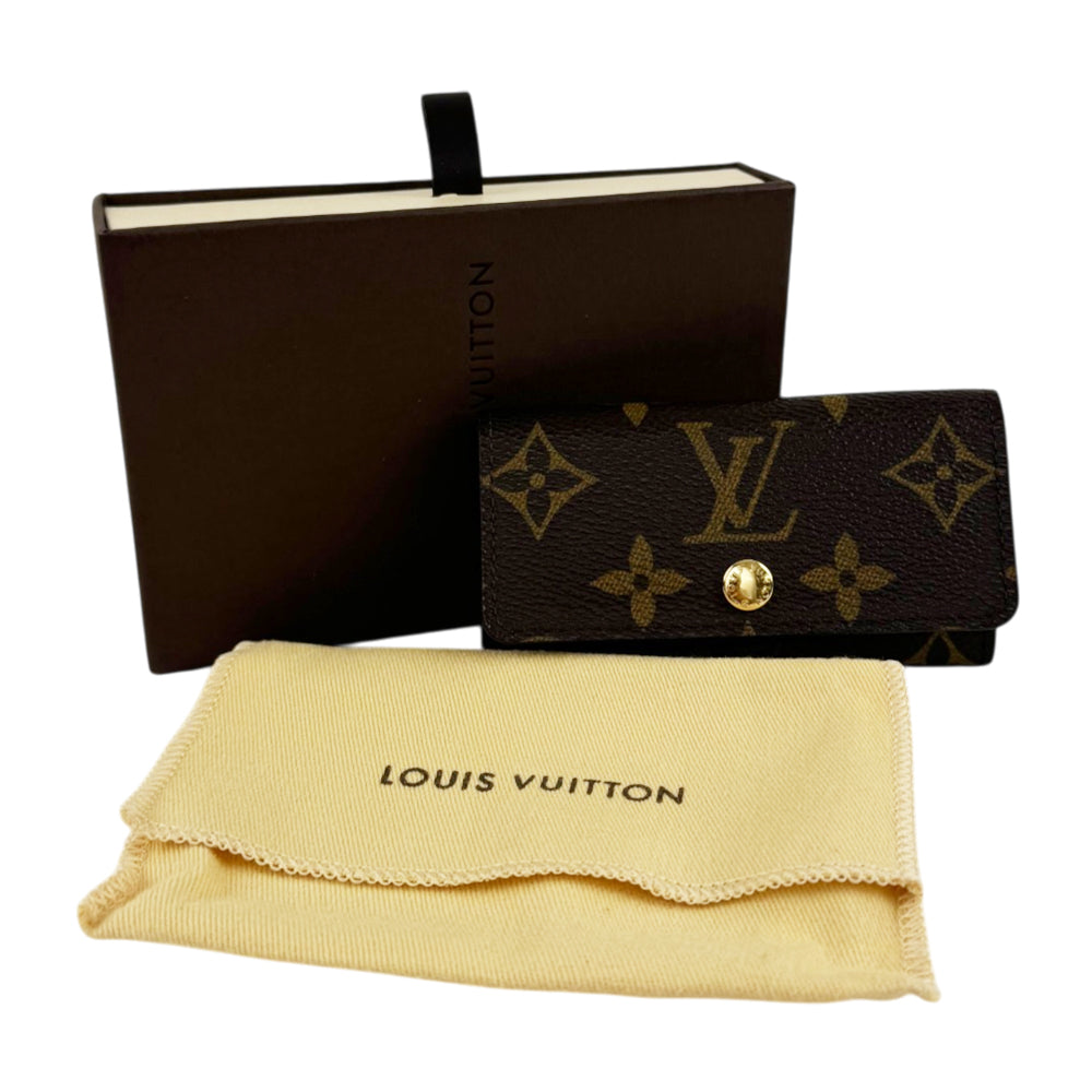 LOUIS VUITTON Monogram 4 Point Keyholder Case LHQ2137