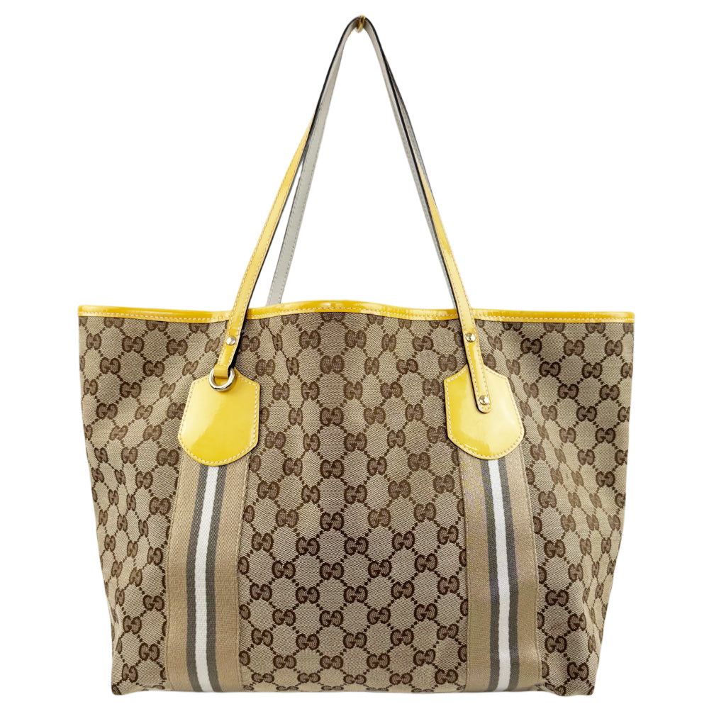 GUCCI Jolie Canvas Tote Bag LHQ2146