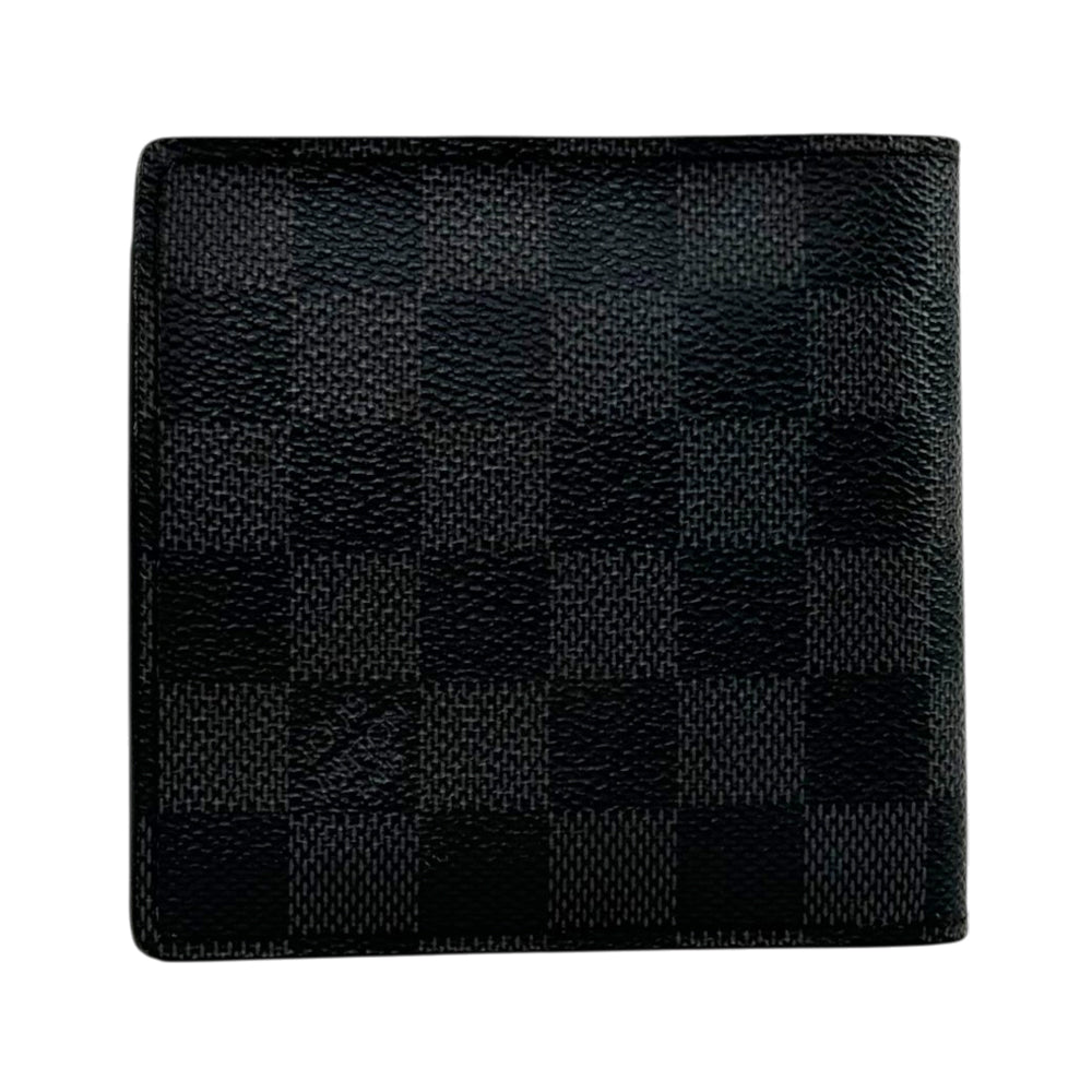 LOUIS VUITTON Damier Graphite Marco Wallet LHQ2150