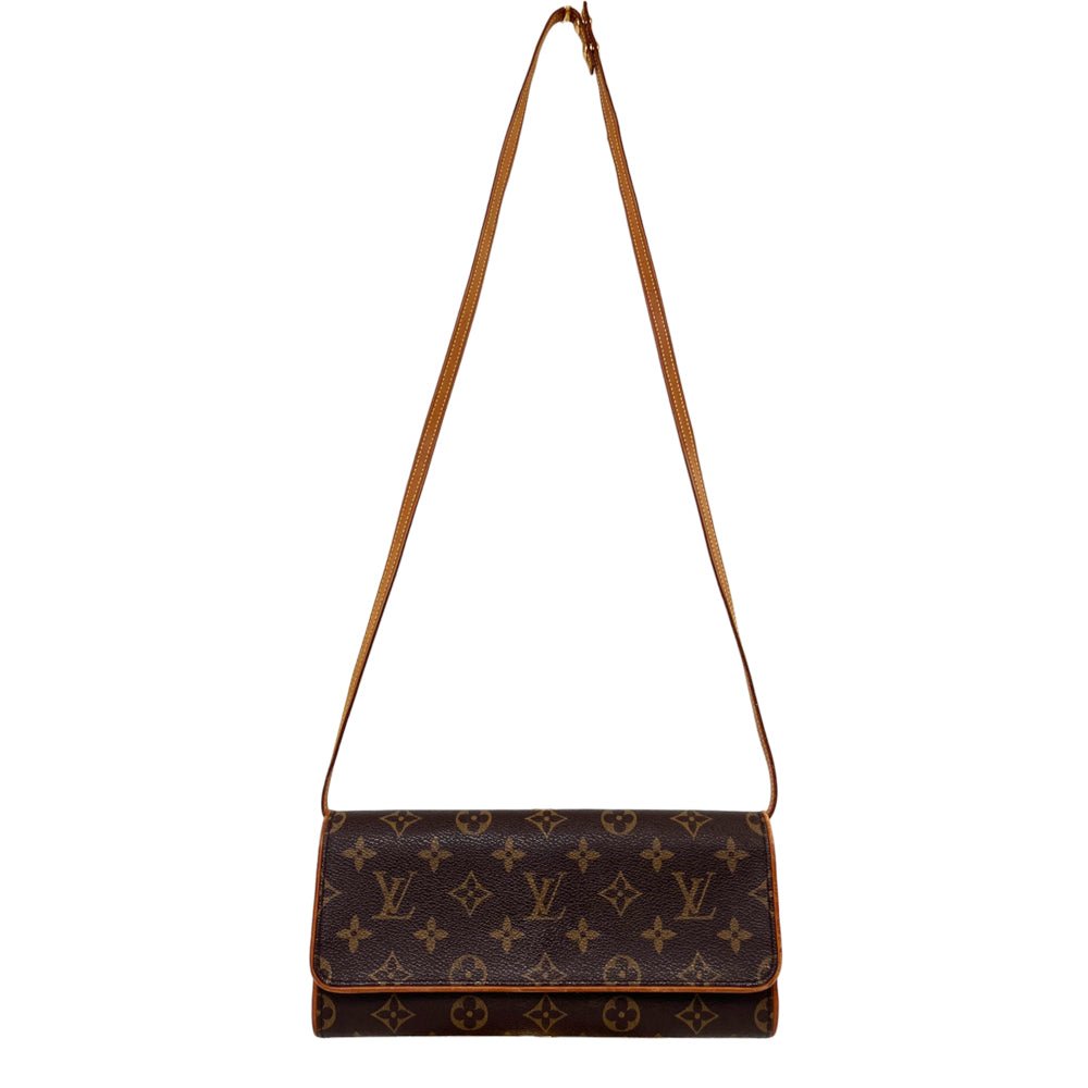 LOUIS VUITTON Monogram Twin Pochette GM Shoulder Bag LHQ2151