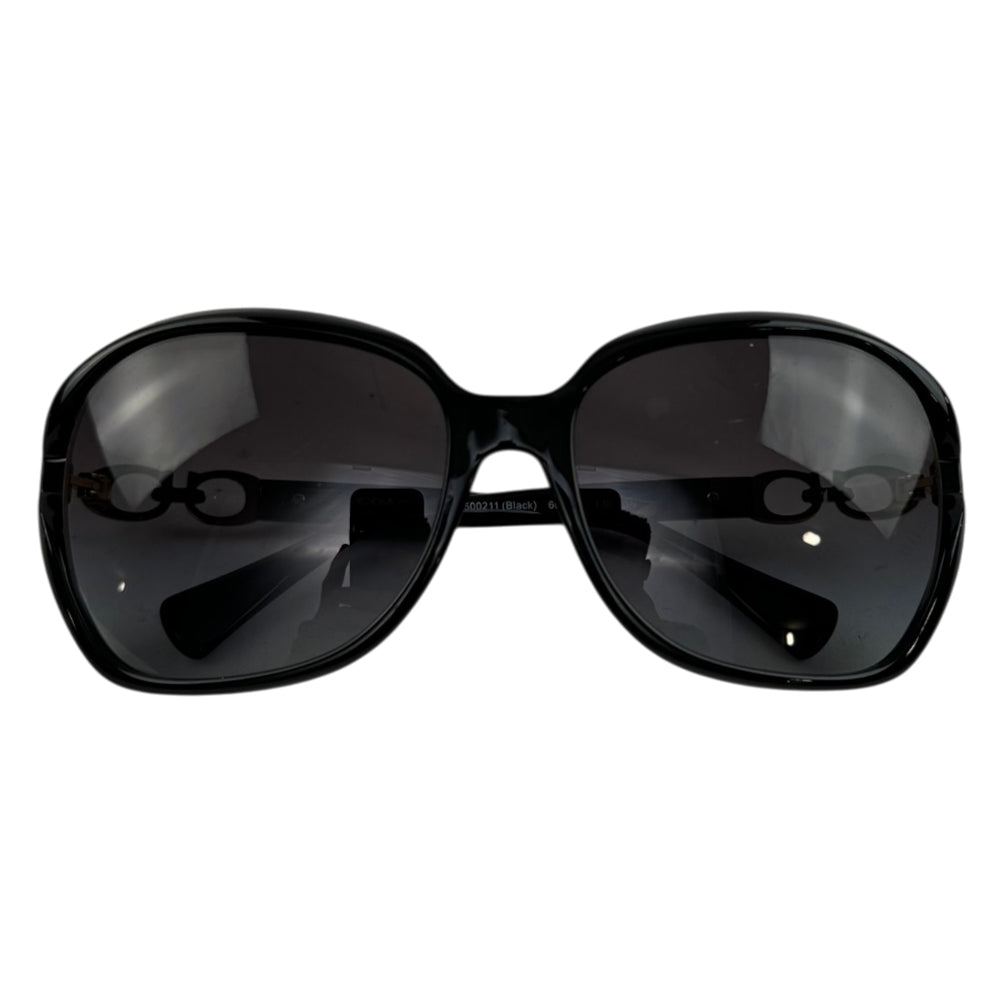 COACH Black Frame 'Kissing C' Sunglasses LHQ2183