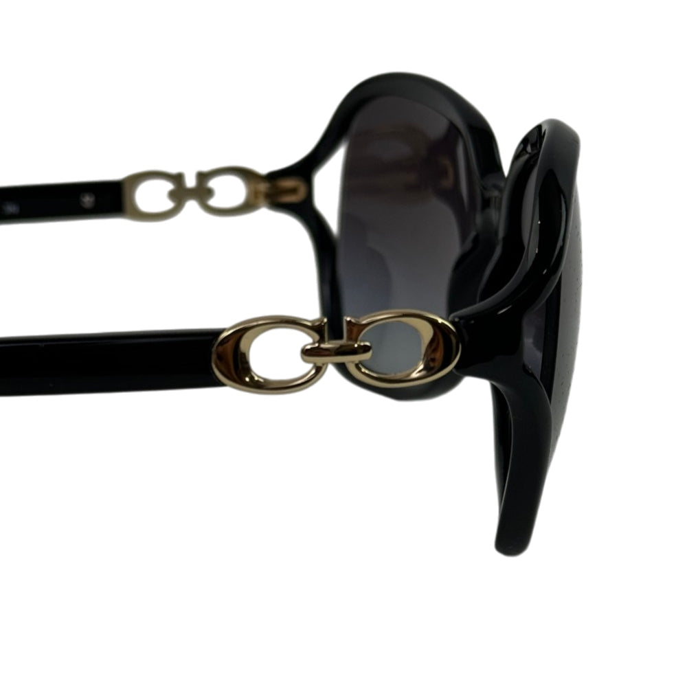 COACH Black Frame 'Kissing C' Sunglasses LHQ2183