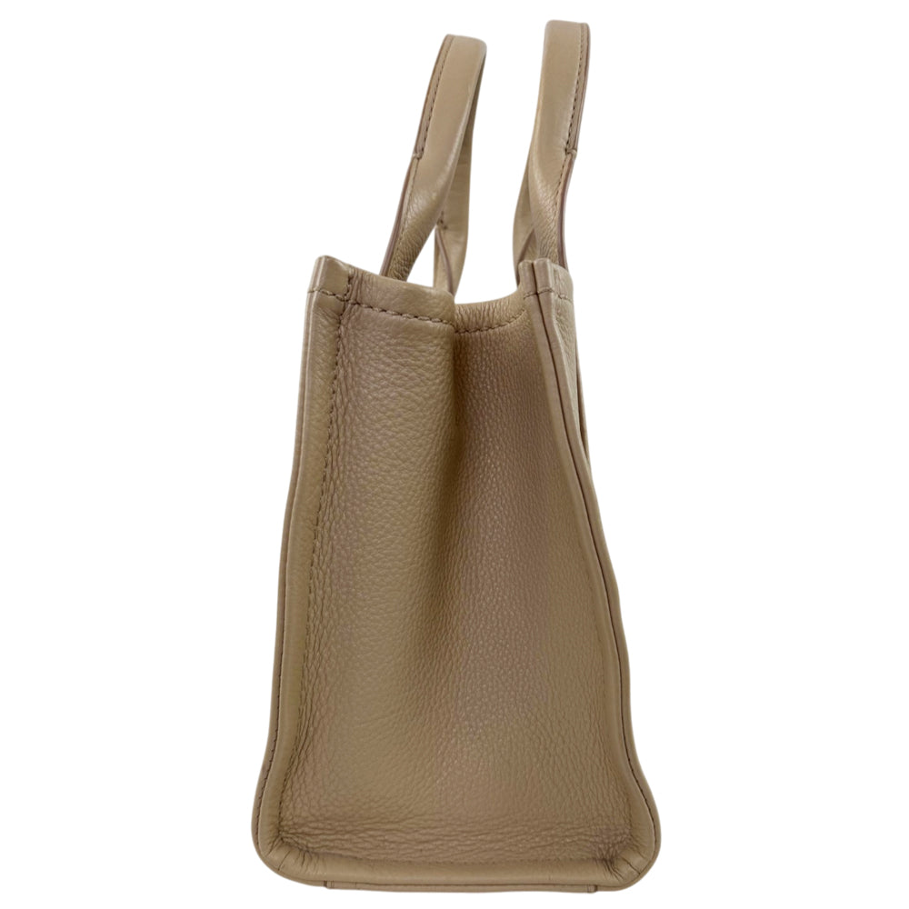 MARC JACOBS 'The Tote Bag' Small Cream Leather Shoulder Bag LHQ2196