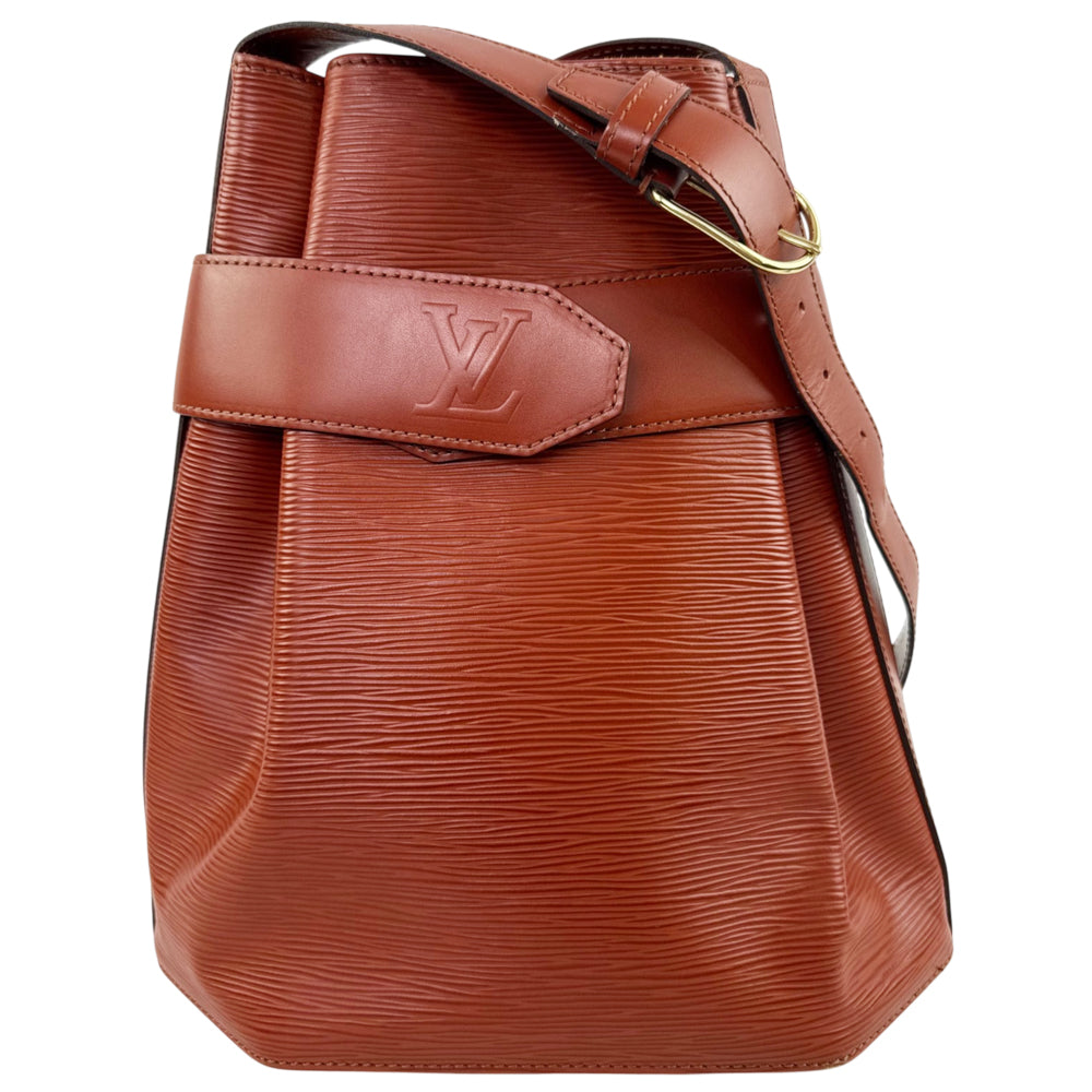 LOUIS VUITTON Sac d'Epaule Brown Epi Bag LHQ2197