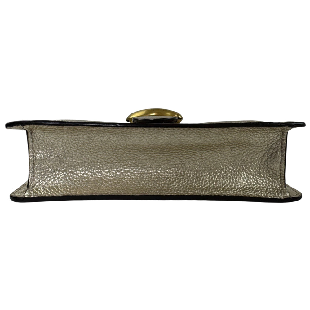 COACH Tabby Gold Leather Shoulder Bag LHQ2262