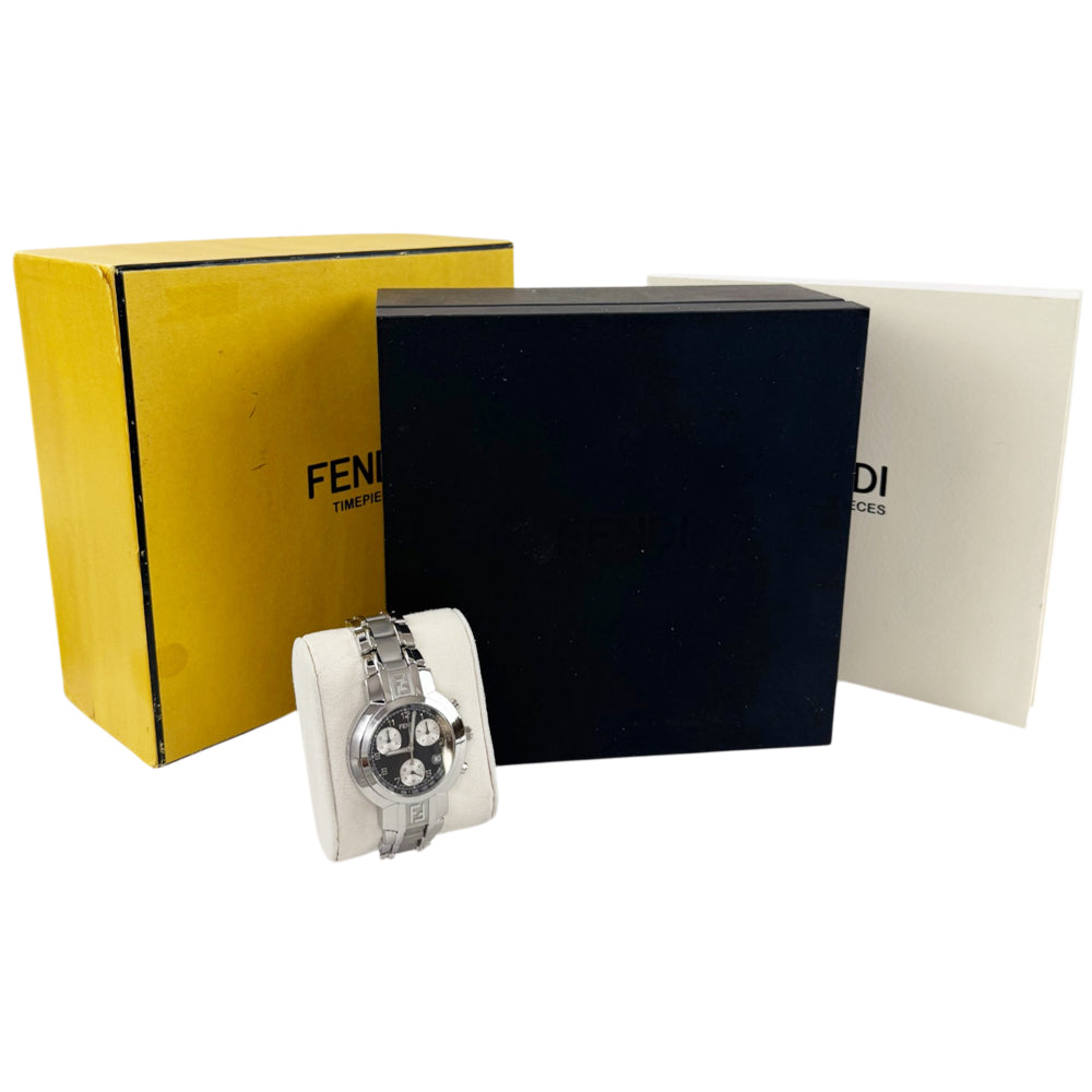 FENDI Orologi Stainless Steel Chronograph Watch LHQ2264