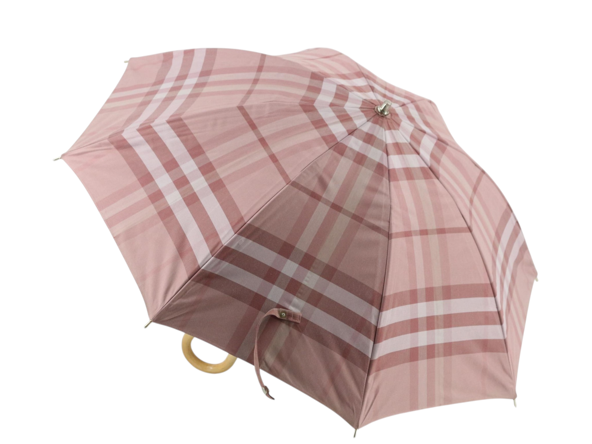 BURBERRY Nova Check Umbrella Pink LHQ2278