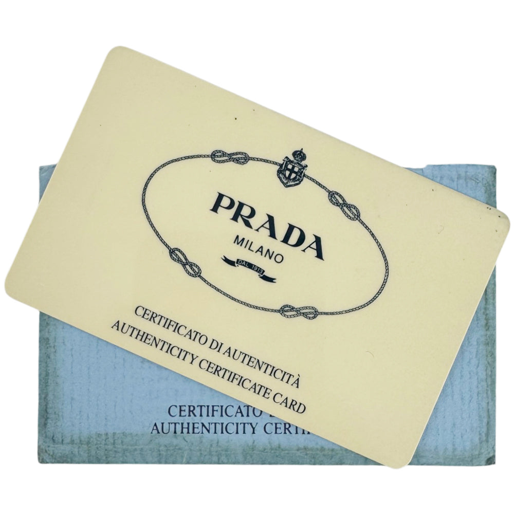 PRADA Nylon Black Wallet Purse LHQ2280