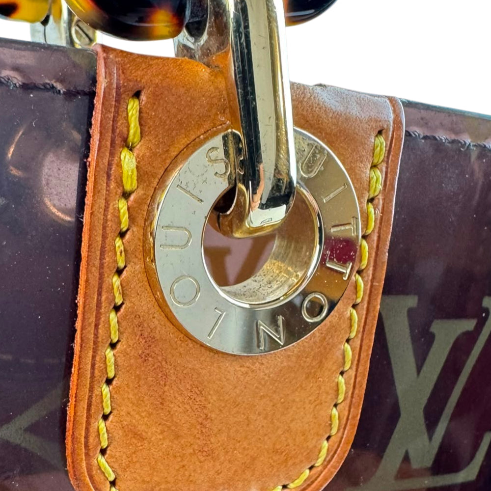 LOUIS VUITTON Amber Sac Cabas GM Monogram Vinyl Tote Bag LHQ2285