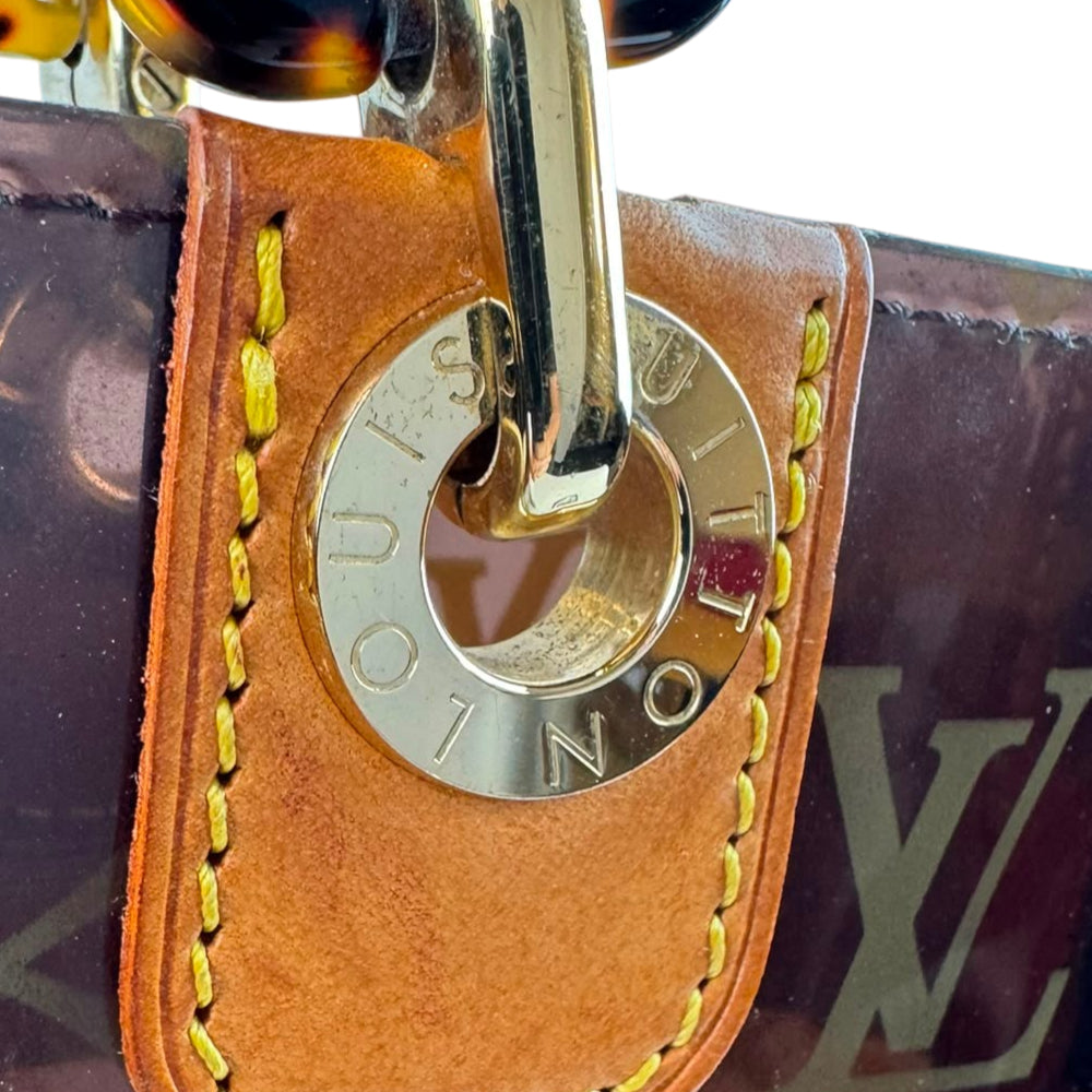 LOUIS VUITTON Amber Sac Cabas MM Monogram Vinyl Tote Bag LHQ2286
