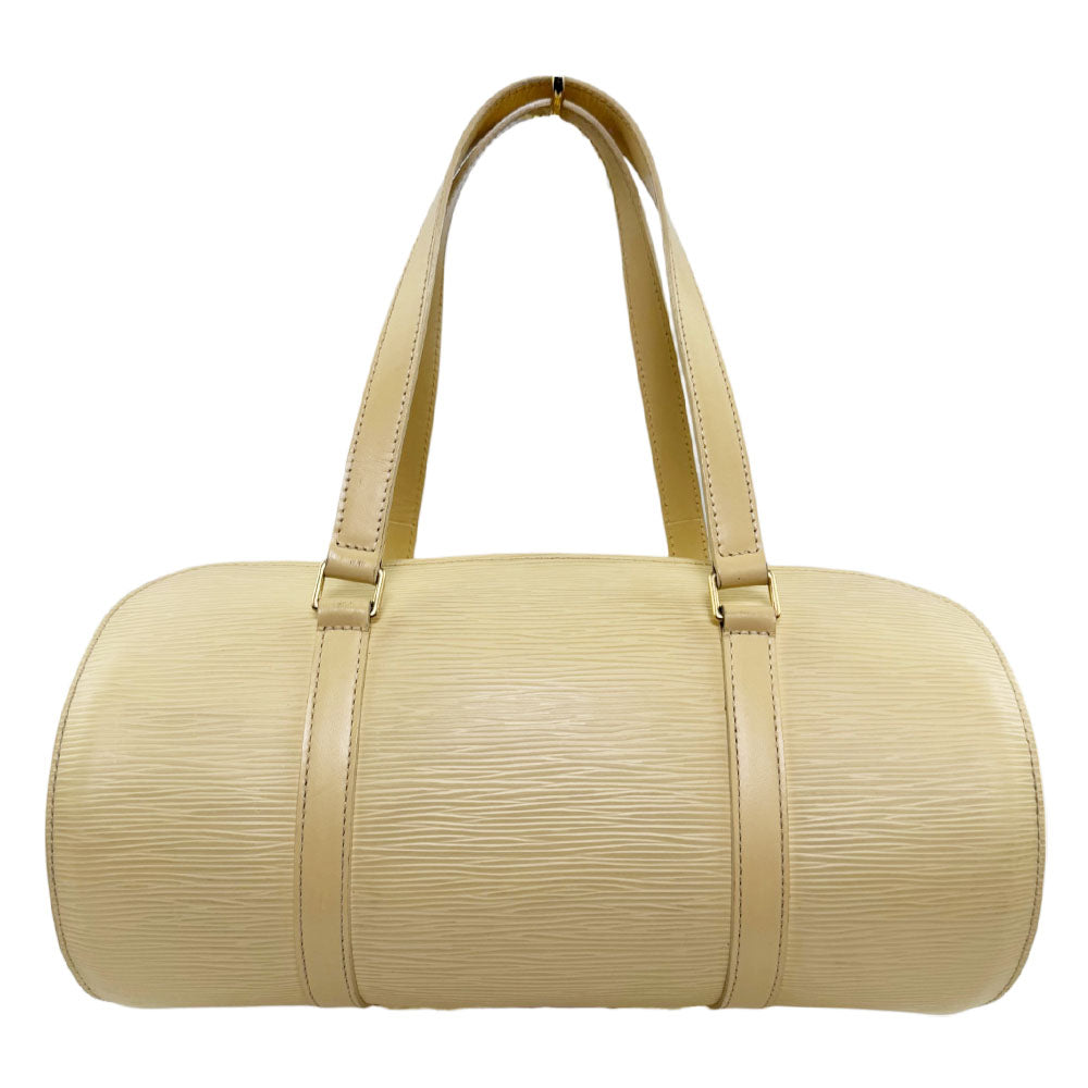 LOUIS VUITTON Soufflot Cream Epi Leather Handbag LHQ2292