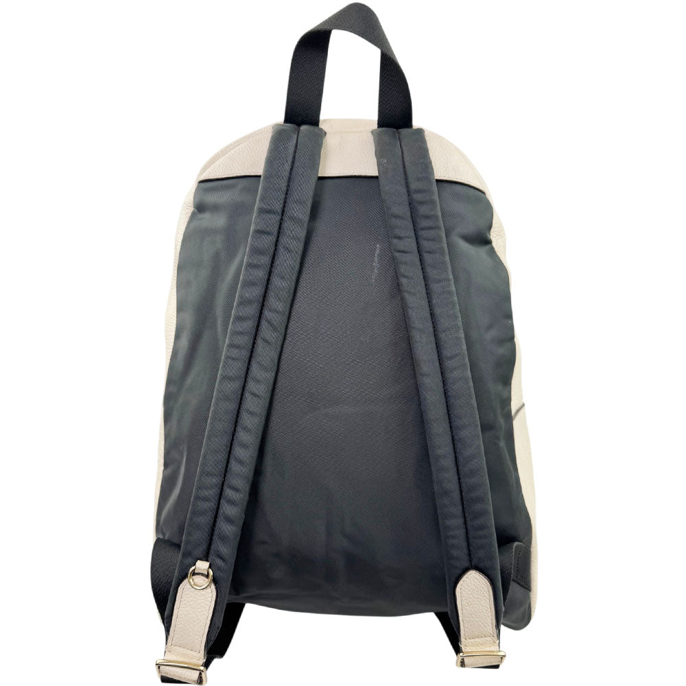 COACH Cream Leather Charlie Backpack LHQ2300