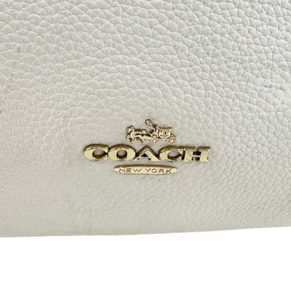 COACH Cream Leather Charlie Backpack LHQ2300