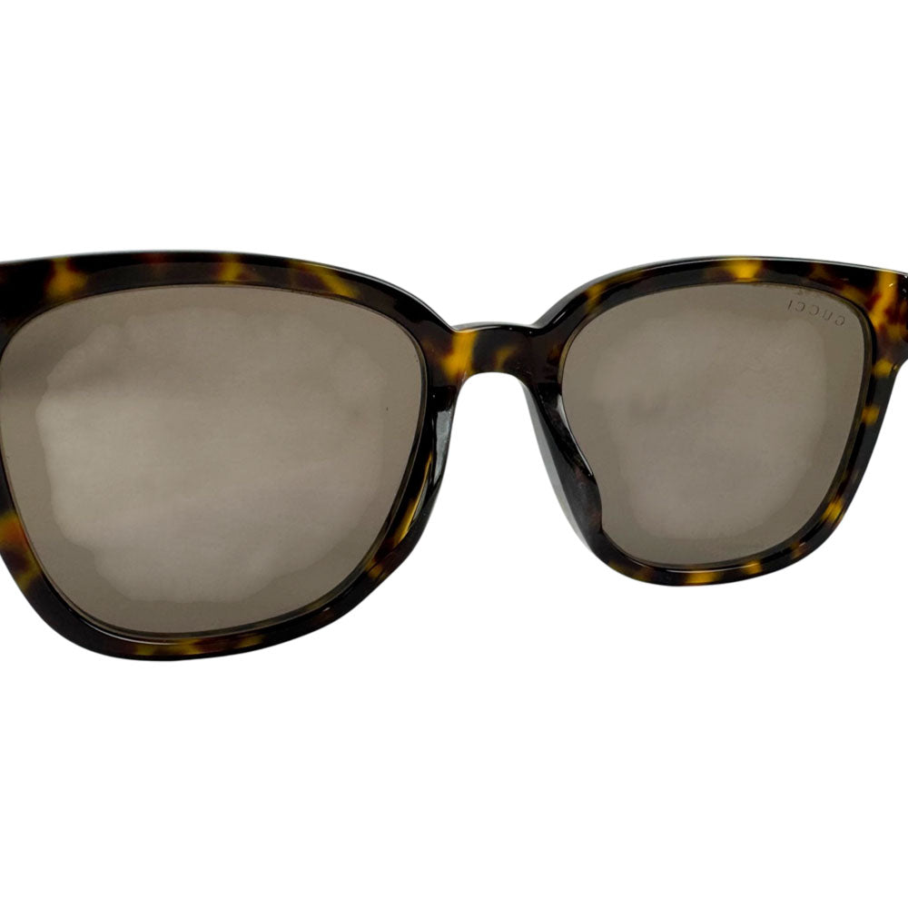 GUCCI Brown Tortoise Shell Stripe Sunglasses LHQ2301