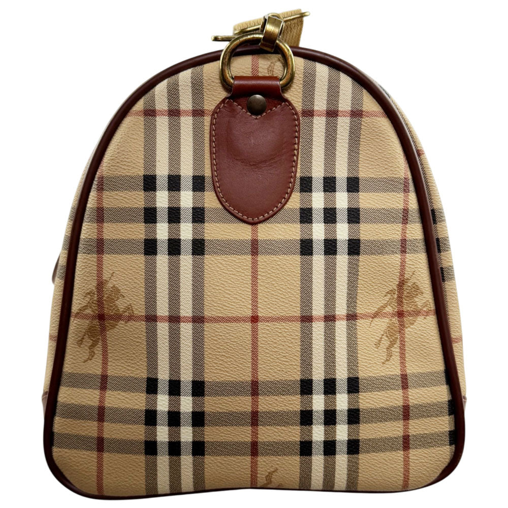 BURBERRY Nova Check Duffle/Boston Bag LHQ2382