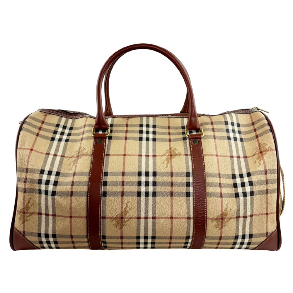BURBERRY Nova Check Duffle/Boston Bag LHQ2382